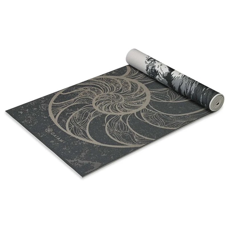Saltea yoga bilaterala 173x61x0.6 cm PVC Gaiam Spiral Motion 62435 (5815) 5