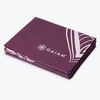 Коврик для йоги складывающийся 173x61x0.2 см PVC Gaiam Foldable Cranberry Point 63640 (5827) 4