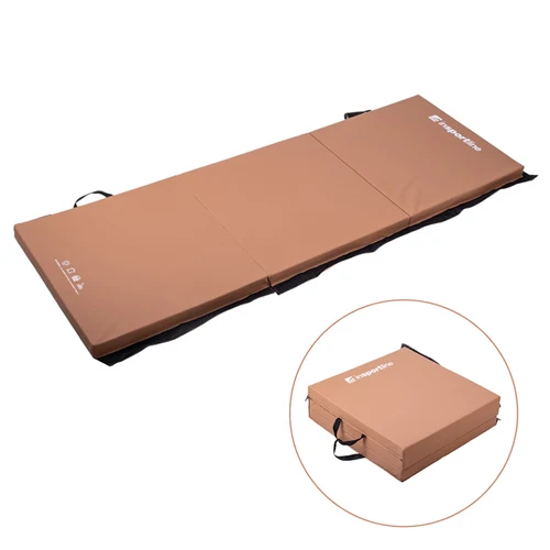 Мат складной 180х60х5 см inSPORTline Trifold 25629 brown (13140)
