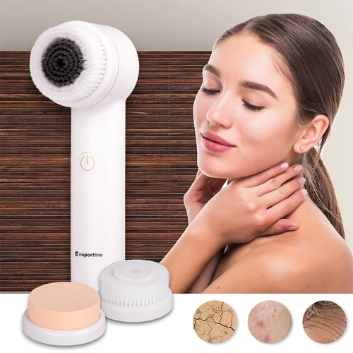 Perie electrica de curatare faciala 2-in-1 inSPORTline Cerluci 27659 (13144)