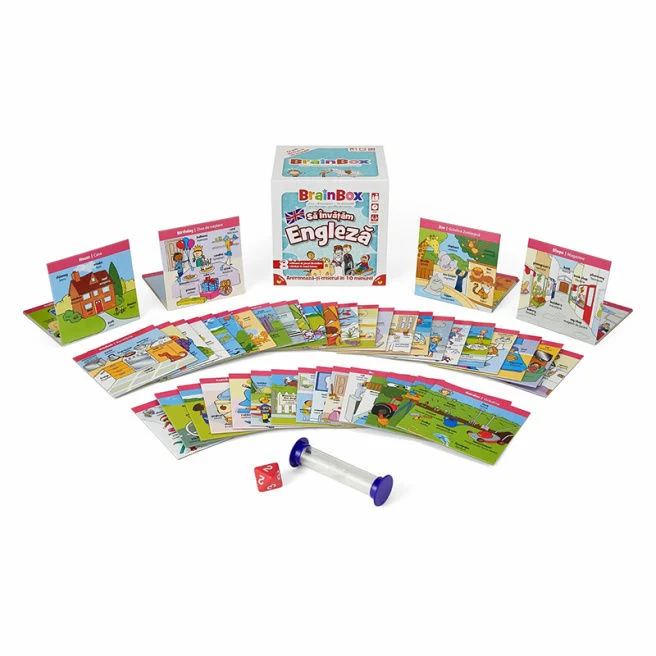 Joc de societate "Let's learn English" (RO) Brainbox 58126 (10276) 2