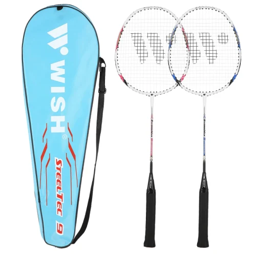 Palete badminton (2 buc. + husa) Wish Steeltec 9K 14-10-040 (8289)