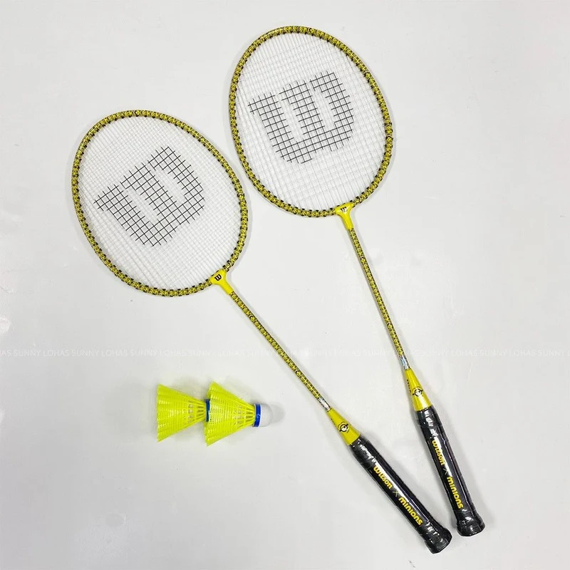 Набор для бадминтона (2 ракетки + 2 воланчика + чехол) Wilson Minions WR065310F2 (5254) 4