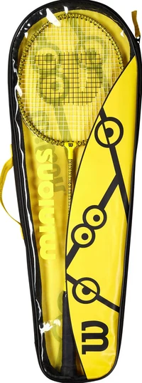 Набор для бадминтона (2 ракетки + 2 воланчика + чехол) Wilson Minions WR065310F2 (5254) 2