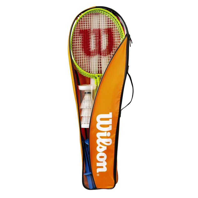Набор для бадминтона (4 ракетки + 3 воланчика + сетка + стойки + чехол) Wilson WRT8754003 (5672) 2
